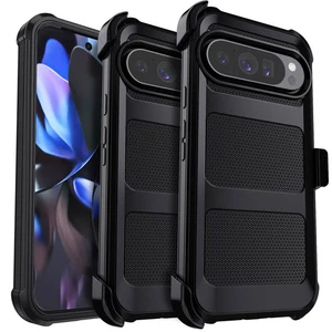 For Google Pixel 9 Pro / 9 Pro XL 5G Hard Case Hybrid Rugged Cover / Belt Clip - Picture 1 of 40