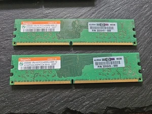 2 x 256MB Hynix DDR2 RAM Modules *UNTESTED* - Picture 1 of 2