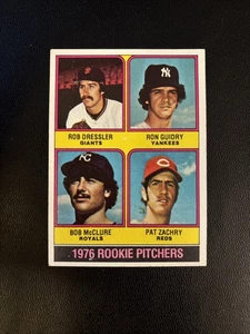 1976 Topps #599 Rookie Pitchers Guidry - Picture 1 of 2