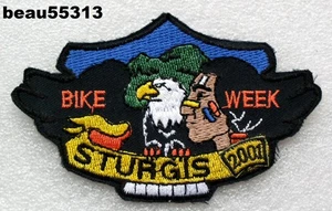⭐2001 STURGIS SOUTH DAKOTA HARLEY BIKE WEEK VEST JACKET PATCH - Picture 1 of 1