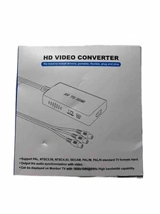 RCA AV to HDMI HD Converter Composite CVBS Audio Video Adapter Wii NES SNES - Picture 1 of 3