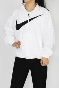 Nike Women's Sportswear Essential Woven Jacket - Size Small (DX5864-100) - Picture 1 of 5