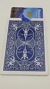 Kreditkartenetui (aus blauen Fahrradkarten) von Joker Magic - Bild 1 von 5