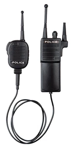 Police Radio Set Plastic Fancy Dress Prop Adults Kids Police Walkie Talkie Cop - Picture 1 of 1