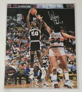 DAVID ROBINSON Signed 16x20 Photo-HALL OF FAME-SAN ANTONIO SPURS-PSA-JSA - Picture 1 of 5