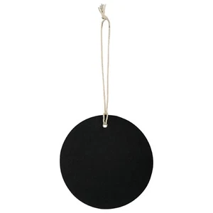 New Crafting Chalkboard Tags-Circle-6 Pieces-Approx. 4.6 in Diameter - Picture 1 of 3