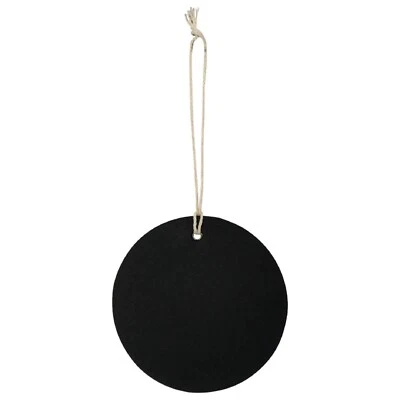 New Crafting Chalkboard Tags-Circle-6 Pieces-Approx. 4.6 in Diameter - Image 1 of 3