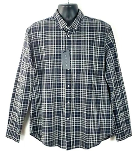 Slate & Stone Colton Mens Shirt Size XL Black & Gray Plaid Classic Long Sleeves - Picture 1 of 10