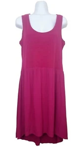 Vestido Soft Surroundings Petite XS Rosa Alto Bajo Midi Tanque Entrecruzado Espalda Defecto - Imagen 1 de 8