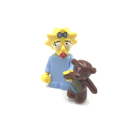 LEGO Maggie Simpson minifigure CMF Series Simpsons 71005 teddy bear - Image 1 of 4