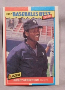 1987 Fleer Baseball Best Rickey Henderson Yankees (2)  - Picture 1 of 1