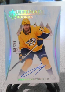 2023-24 Ultimate Collection Rookies Signature Auto/299 #190 Jake Livingston RC - Imagen 1 de 1