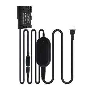 AC Power Supply Adapter For LP-E6N Dummy Battery DR-E6 Coupler For Canon 80D 90D - Photo 1/8