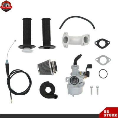 Carburador e coletor de admissão e filtro de ar para Honda 2004-2012 CRF70F 98-03 XR70R - Imagem 1 de 4