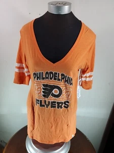 Philadelphia Flyers T-Shirt Damen Large MEHRFARBIG Grafik Forty Seven Marke... - Bild 1 von 12