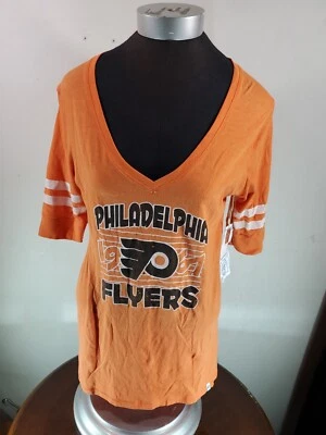 Philadelphia Flyers Tshirt Woman's Large MULTICOLOR Graphic Forty Seven Brand... - Image 1 of 4