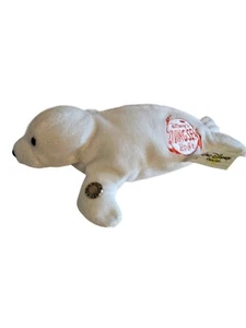 Juguete de peluche Walt Disney World Epcot Living Seas sello blanco parques de Florida - Imagen 1 de 4