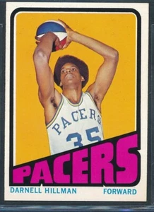 1972 Topps Basketball #236: DARNELL HILLMAN Rookie RC Indiana Pacers ~ NM-MT - Picture 1 of 2