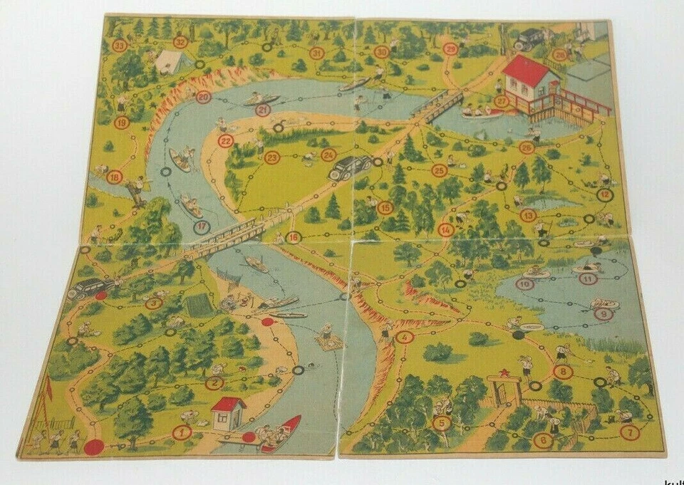  antique board game USSR Russian Pioneer Propaganda Communist Toy soviet  - Image 1 of 4