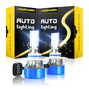 2PCS 9005 HB3 6500K Headlight High Beam Bulbs for Jaguar XJ6 1995 1996 1997 - Picture 1 of 8