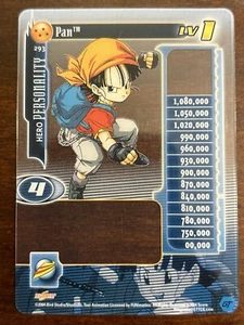 Dragon Ball GT Z TCG Pan LIMITED Non Foil Rare Hi-Tech 293 LV1 DBZ Score CCG - Picture 1 of 5