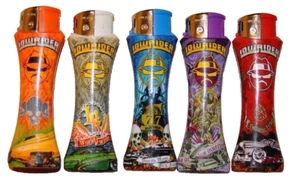 5 Lowrider cars Curve Lighters Different COLOR & DESIGNS (Without Gas) - Picture 1 of 2