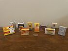 Vintage German European MINIATURE Dollhouse Grocery Food Items German Brands 10x