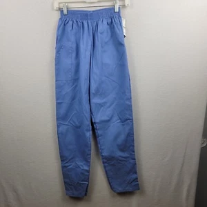 Womens White Swan Fundamentals Scrub Pants Bottom Blue Size XS NWT - Picture 1 of 6