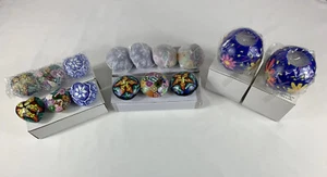 NEW (Open Box) OTC Lot Of 15 Floating & Mosaic Painted Multiple Design Candles - Picture 1 of 10