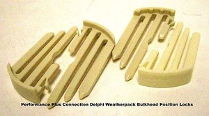 Delphi Aptiv 12010852 Weather Pack Bulkhead Position Lock Pack of 4 ea - Picture 1 of 1