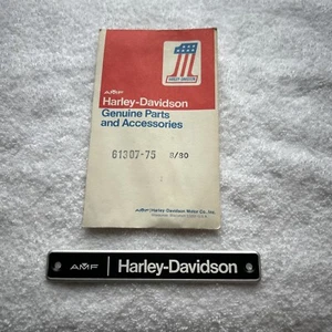 Harley Davidson Golf Cart AMF Snowmobile nameplate 61307-75 badge emblem. A2b - Picture 1 of 3