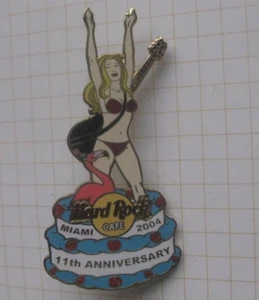 HARD ROCK CAFE MIAMI 2004 11th ANNIVERSARY SEXY BIKINI GIRL ..... HRC Pin (709) - Picture 1 of 1