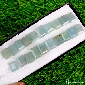 Lote de 20 piezas ~ Piedras preciosas tamaño anillo baguette berilo aguamarina azul natural - Imagen 1 de 3