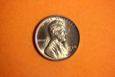 1938 D Lincoln Wheat Cent #M16314 - Image 1 of 2