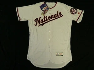 Authentic Washington Nationals 2019 Limited Edition White FLEX BASE Jersey 48 - Picture 1 of 2
