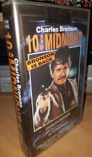 10 TO MIDNIGHT - (1983) VHS Video Cassette Film Rare Crime Horror Thriller