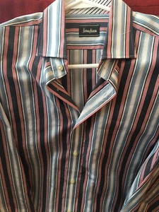 Neiman Marcus dress shirt Striped 16 34-35 - Picture 1 of 2