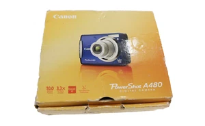 Cámara digital Canon PowerShot A480 10,0 MP azul - Imagen 1 de 6