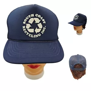 Vintage SOUTH COAST RECYCLING INC. Logo Snapback Trucker Baseball Cap Mesh Mütze - Bild 1 von 8