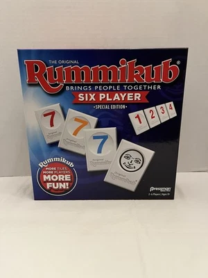 Rummikub Six Player Special Edition Board Game Pressman 2-6 Players New Open Box - Image 1 of 3