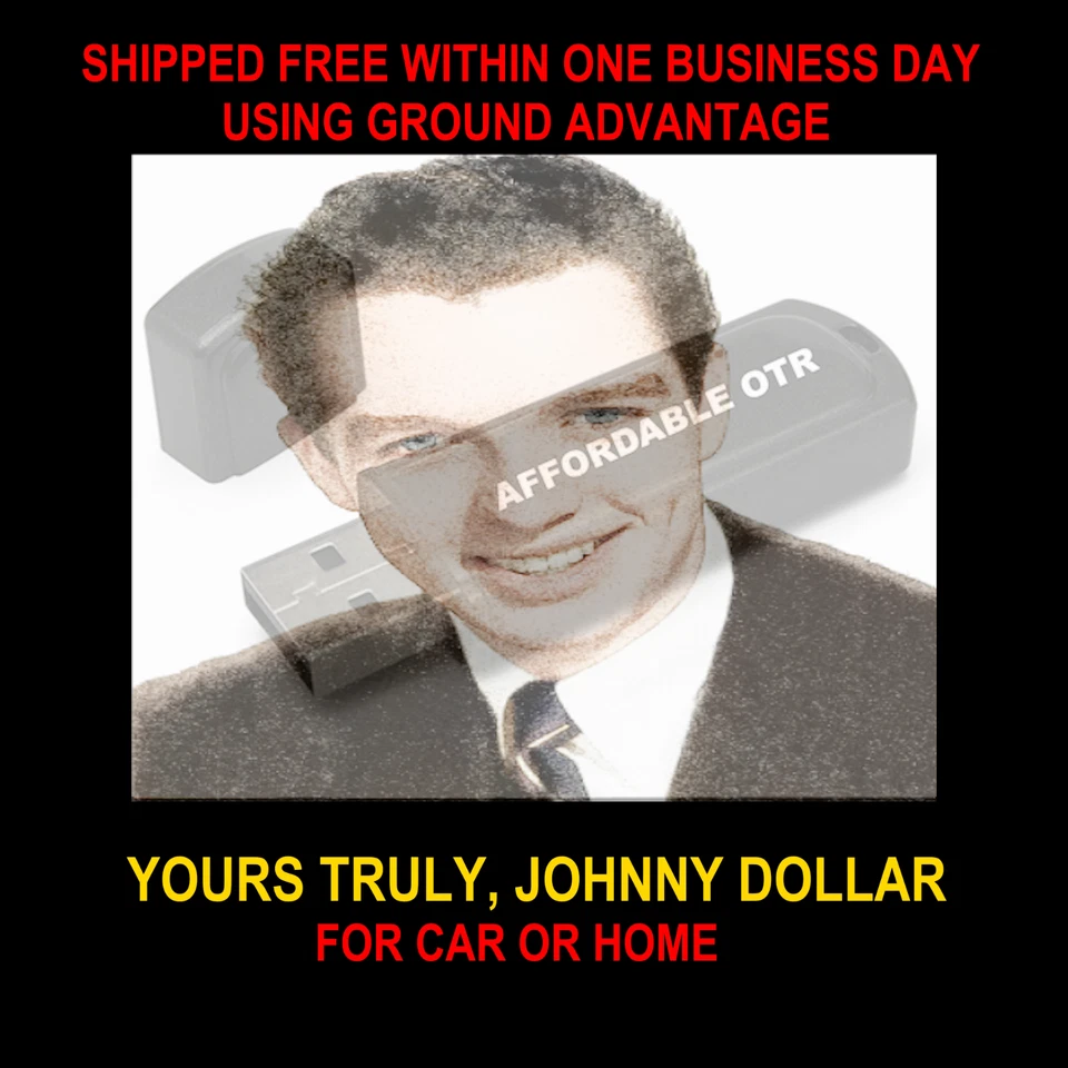 YOURS TRULY JOHNNY DOLLAR. 730 OLD-TIME RADIO SHOWS ON A USB FLASH DRIVE — 第 1/4 张图片
