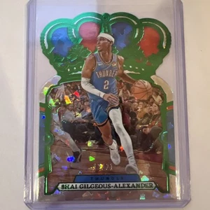 2023-24 Panini Crown Royale - Shai Gilgeous-Alexander #85 Green Crystal /21 Okc - Picture 1 of 5