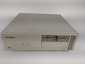 Vintage Packard Bell Pack-Mate X20 Komputer stacjonarny Model PB55 386 DOS Retro PC - Zdjęcie 1 z 11