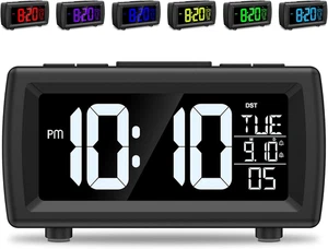 Radiosveglia per Camera Da Letto, Comodino Radio FM Digitale Con Ampio Display a - Foto 1 di 12