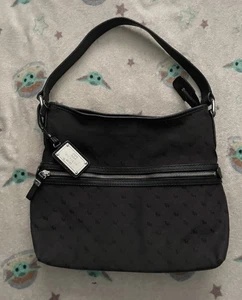 Tommy Hilfiger Hobo Schultertasche Handtasche Damen schwarz - Bild 1 von 4