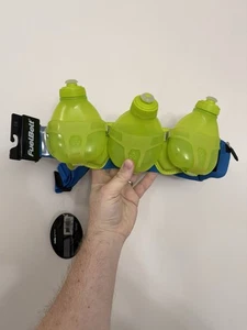 FuelBelt R2O Revenge 3-Flaschen Trinkgürtel Laufen/Triathlon Iron Man blau - Bild 1 von 7