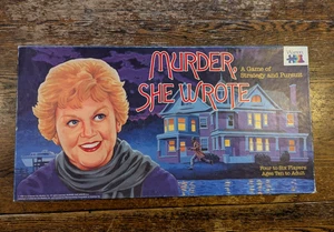 VTG Murder She Wrote Board Game Warren Games 1985 Angela Lansbury INCOMPLETE - Picture 1 of 10