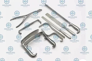 Gesäßinstrumente Set 9-teilig Plastische Chirurgie Chirurgische Instrumente A+ Qualität - Bild 1 von 2