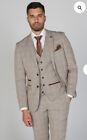 Holland Beige Men's Three Piece Suit Paul Andrew (new, 40R jacket, 32 pants)