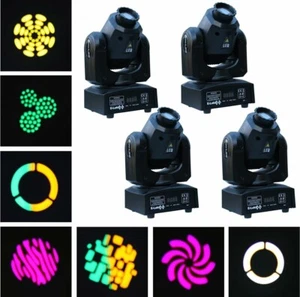 CR-Lite 4 X 30W white color wheel LED Moving Head Disco Light DMX Sound Auto - Picture 1 of 10